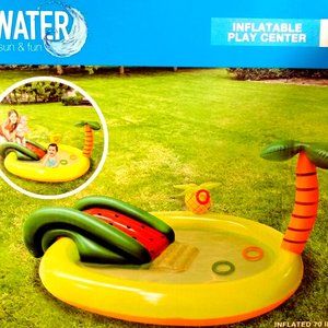 Inflatable Play Center, for Ages 3+. 70 X 60 X 30